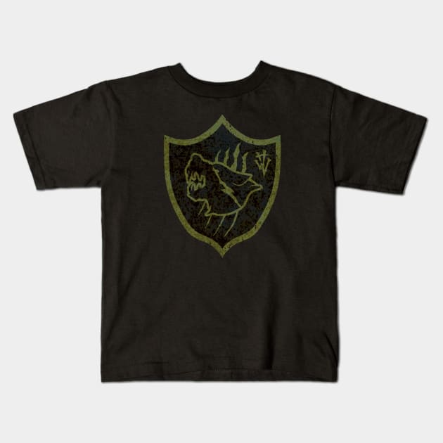 Hound Wolf Squad - subdued, distressed Kids T-Shirt by CCDesign